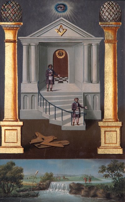 Andre grads frimurersporingstavle, 1819 av Josiah Bowring