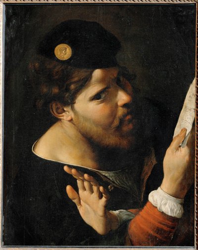 En mann som synger av Josiah Gilbert