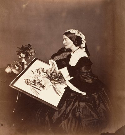 Grevinnen Canning, Calcutta, 1861. av Josiah Rowe