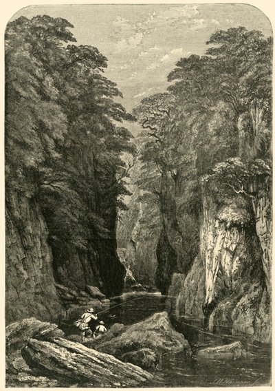 Fors Nothyn, Nord-Wales, c1850. av Josiah Wood Whymper