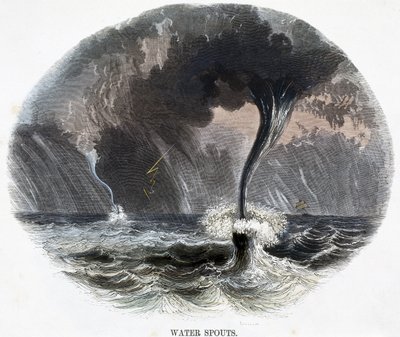 Vanntuter, fra Phenomena of Nature, 1849 av Josiah Wood Whymper