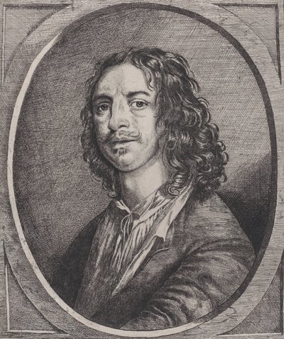 Portrett av William Dobson, 1645-49. av Josias English