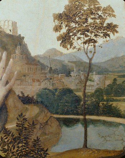 Kalvarienberg (Detail) von Josse (fl.1493-1508) Lieferinxe