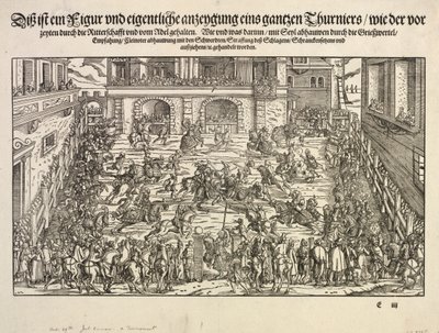 En turnering, 1565. av Josse Amman