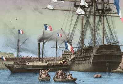Ankomsten av Napoleons kiste i Cherbourg av Josse Photo