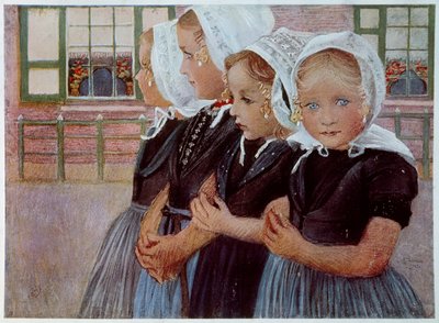 Ung jente i Alsace av Josse Photo