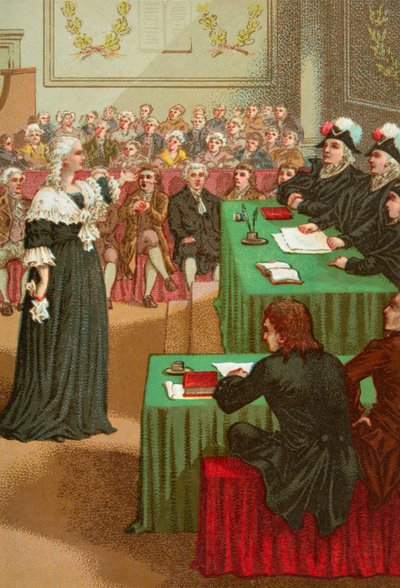 Marie Antoinette foran dommerne sine av Josse Photo