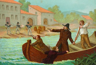 Forbud i sør i 1815 (illustrasjon) av Josse Photo