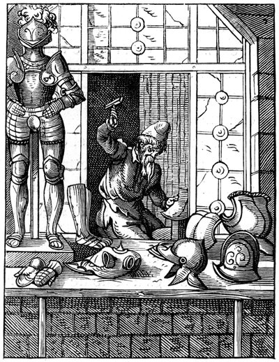 Armourer, 1500-tallet 1849. av Jost Amman