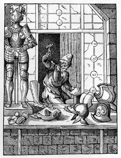 Armourer, c1559-1591 av Jost Amman