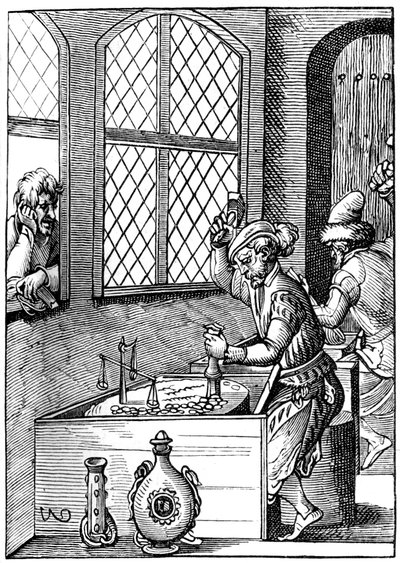 Myntmaker, 1500-tallet 1849. av Jost Amman