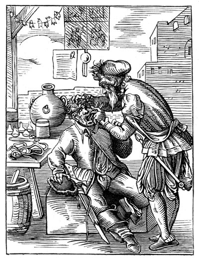 Tannlege, 1500-tallet 1849. av Jost Amman