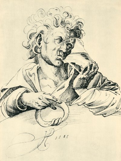 Drikker, 1581, 1943. av Jost Amman