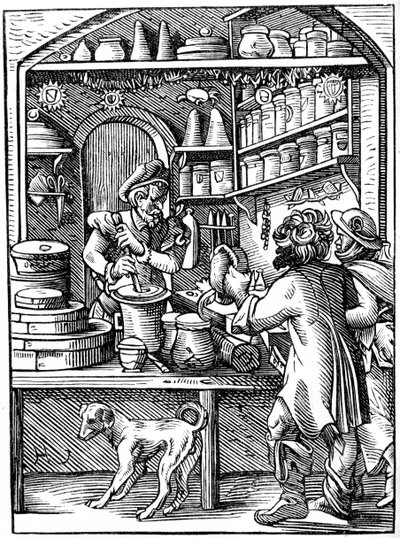 Drogist, 1500-tallet 1849. av Jost Amman