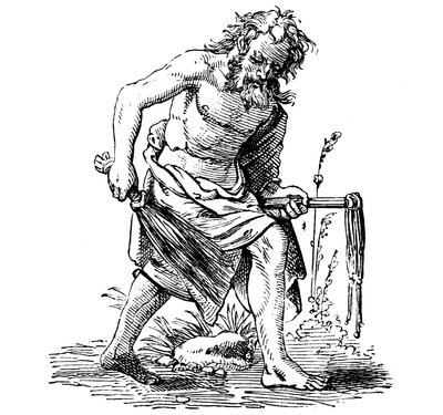 Flagellant, 1500-tallet av Jost Amman