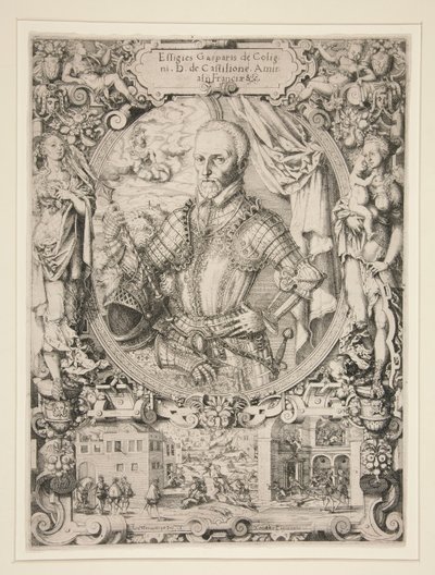 Gaspard de Coligny, admiral av Frankrike av Jost Amman