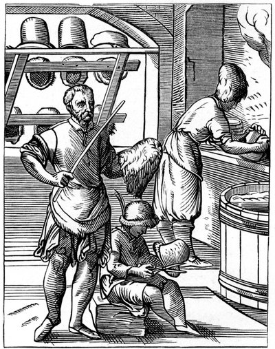 Hattemaker, 1500-tallet 1849. av Jost Amman