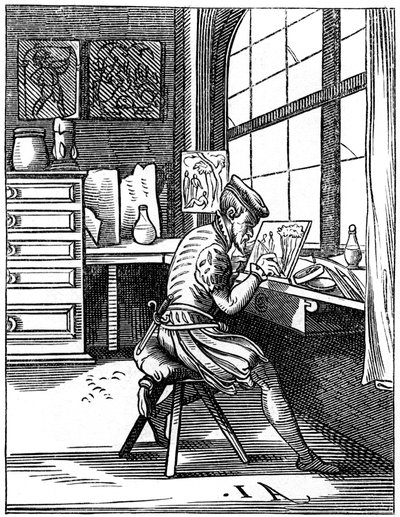 Illuminator, 1500-tallet 1849. av Jost Amman