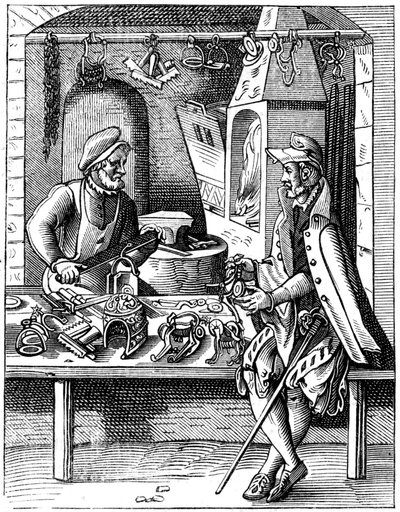 Spurmaker, 1500-tallet 1849. av Jost Amman