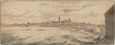 Utsikt over Mons, Belgia av Josua de Grave