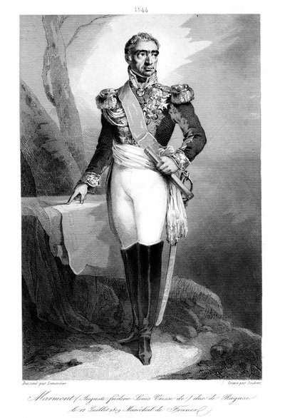 Auguste Frederic Louis Viesse de Marmont 1774-852, hertug av Ragusa og marskalk av Frankrike, 1839. av Joubert