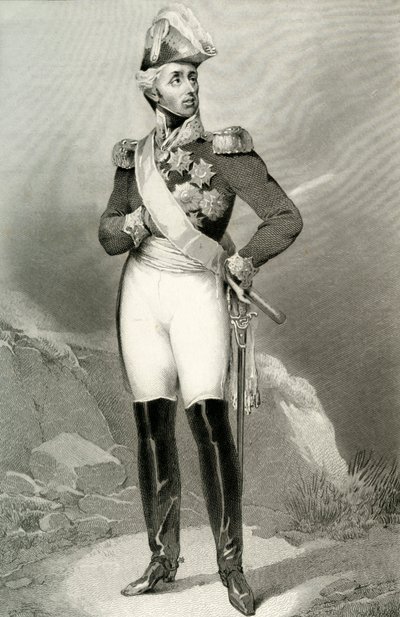 Louis Aloysius, prins av Hohenlohe-Waldenburg-Bartenstein, 1804, 1839. av Joubert
