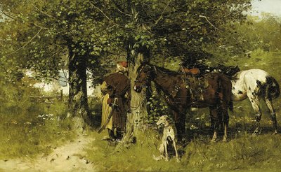 Møtet, 1881 av Jozef Brandt
