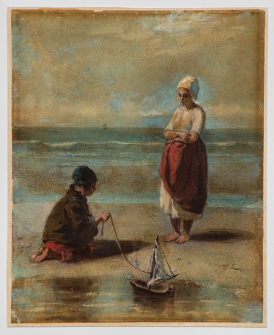 Barn ved kysten av Jozef Israëls
