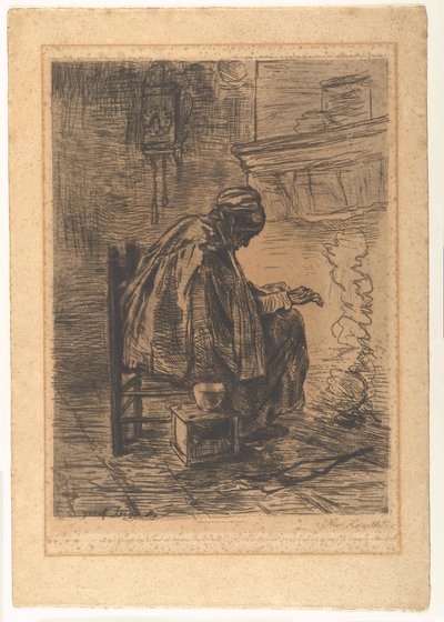 Ildstedet av Jozef Israëls