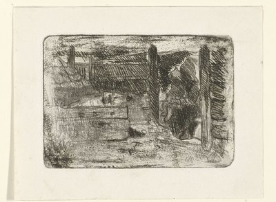 Barn i grisehuset av Jozef Israëls