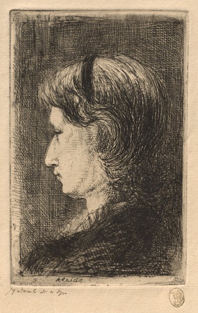 Portrett av Mrs. israelsk av Jozef Israëls