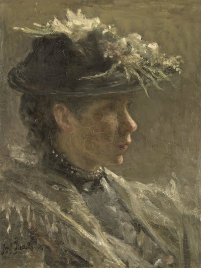 Studie av Sijtje van Bemmel (1880-1963) av Jozef Israëls