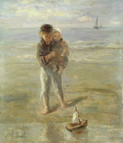 Lekebåten av Jozef Israëls