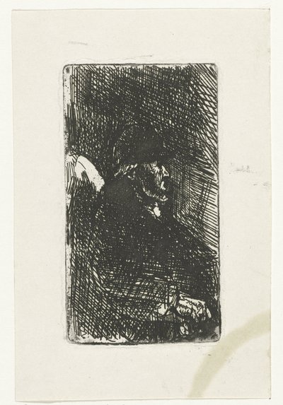Sittende gammel mann av Jozef Israëls