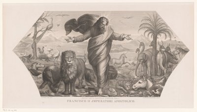 Opprettelsen av dyrene Fecit deus bestias terrae (tittel på objekt) Oppretting (serietittel) av Jozef Karel De Meulemeester