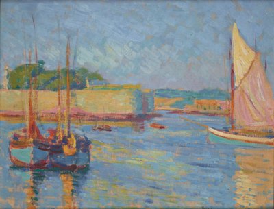 Havn i Concarneau av Jozef Pankiewicz