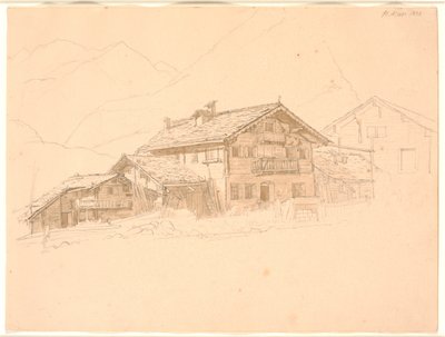 Våningshus i Tyrol. St. Marie av Jørgen V. Sonne