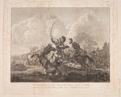Oberst Engelsted i slaget ved Rahlstedt, 1813 av Jørgen V. Sonne