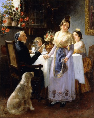 Brevet av Juan Antonio Benlliure y Gil