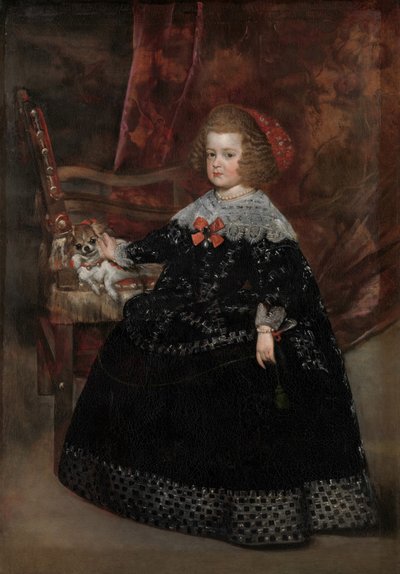 Maria Teresa, infanta av Spania, ca. 1645 (olje på lerret) av Juan Bautista Martinez Del Mazo