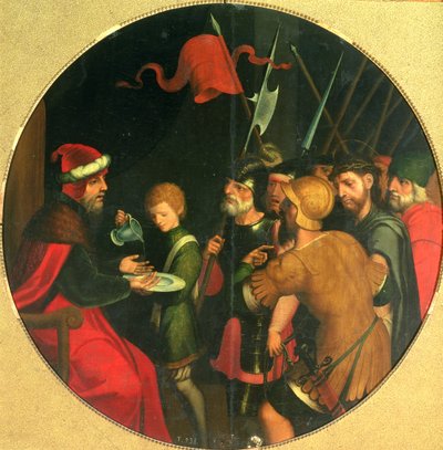 Pontius Pilatus vasker hendene av Juan Correa de Vivar