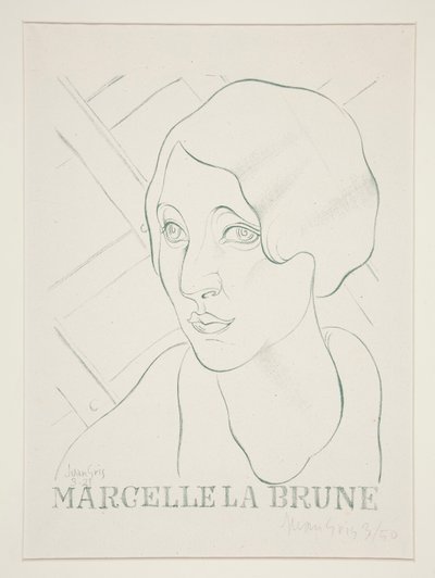 Marcelle den brune av Juan Gris