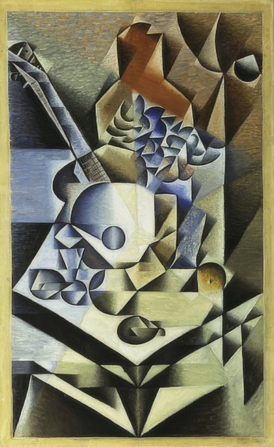 Stilleben med blomster. 1912 av Juan Gris