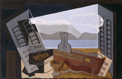 Det åpne vinduet, 1921 av Juan Gris