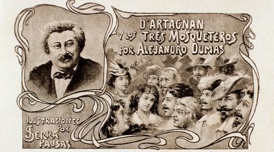Omslag til Alexandre Dumas sin roman "D
