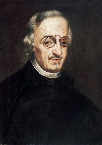 Portrett av Don Antonio de Solis y Ribadeneira, spansk historiker og forfatter (1610-1686). Maleri av Johannes pottemakeren (1640-1680). Olje på lerret Madrid, Lazarus Galdiano Foundation. av Juan de Alfaro