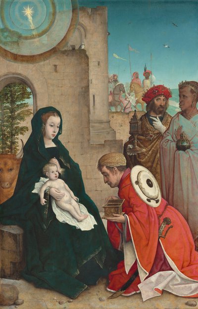 Tilbedelsen av magiene av Juan de Flandes