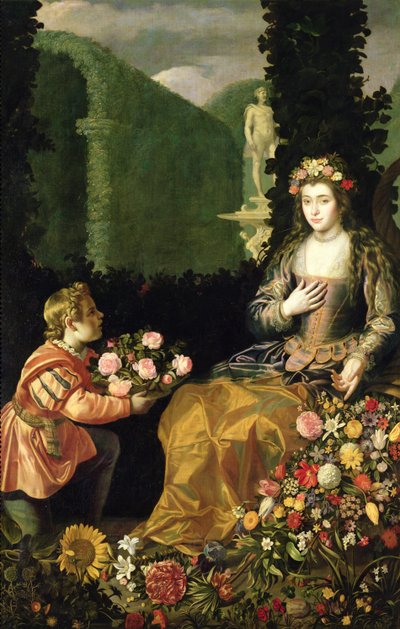 Ofring til Flora, 1627 av Juan der Hamen y van León