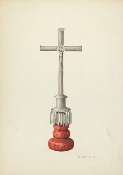 Krusifiks, ca. 1936. av Juanita Donahoo