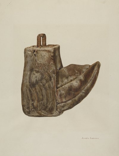 trebøyle, ca. 1941. av Juanita Donahoo